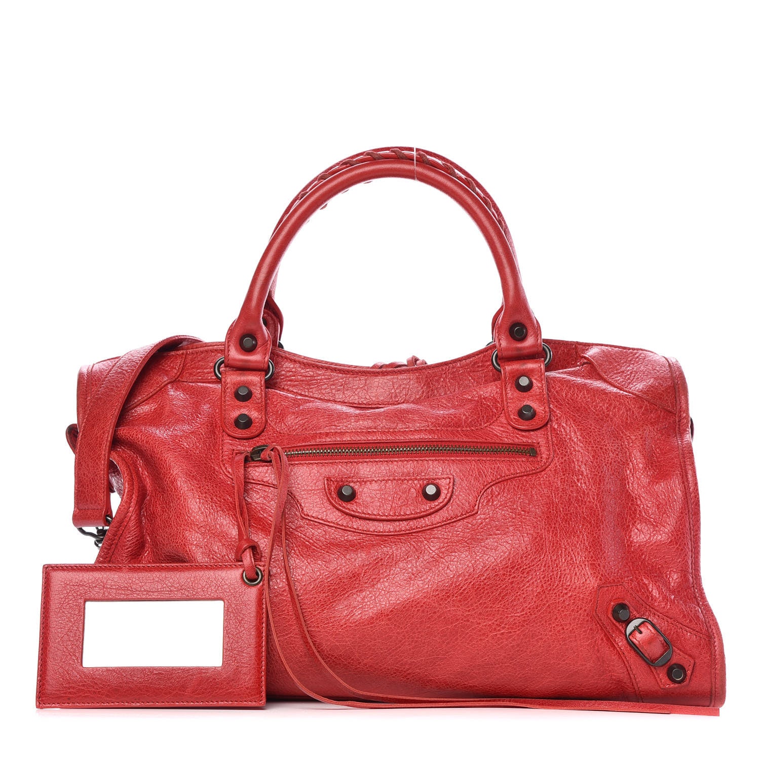 Balenciaga Agneau Classic Hardware City Rouge Coquelicot 1 of 13