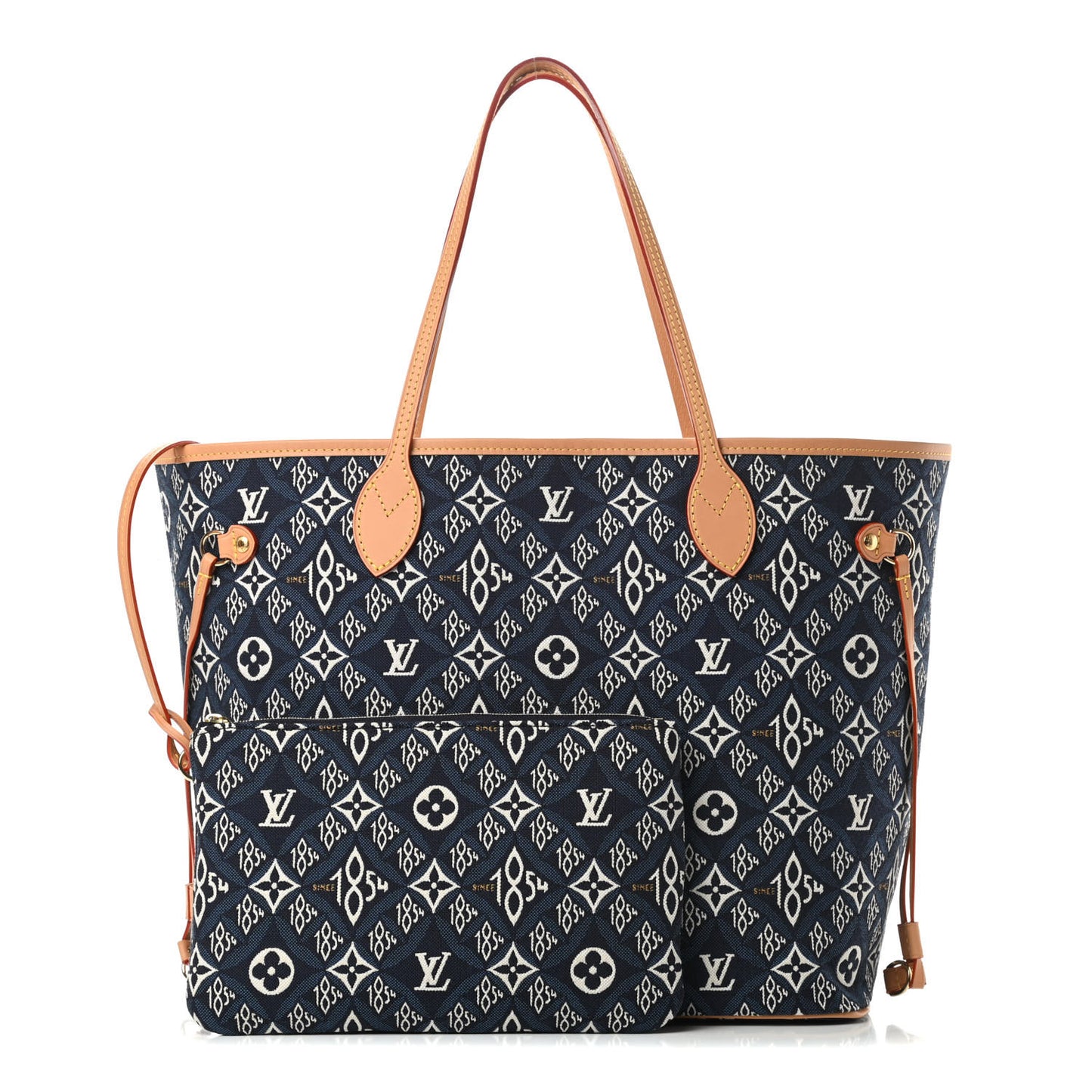 Jacquard Since 1854 Neverfull MM Blue