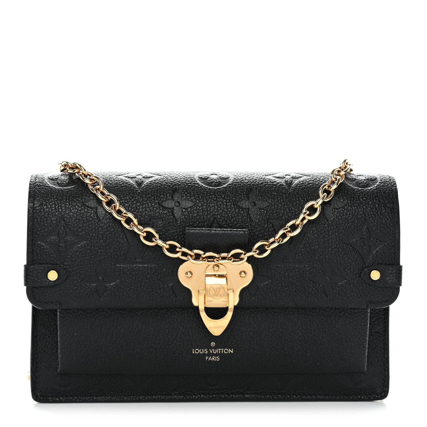 Louis Vuitton Empreinte Vavin Chain Wallet Black 1 of 11
