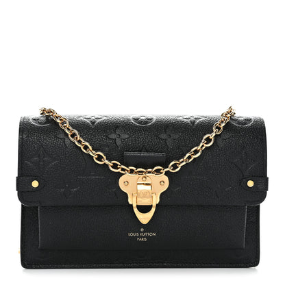Louis Vuitton Empreinte Vavin Chain Wallet Black 1 of 11