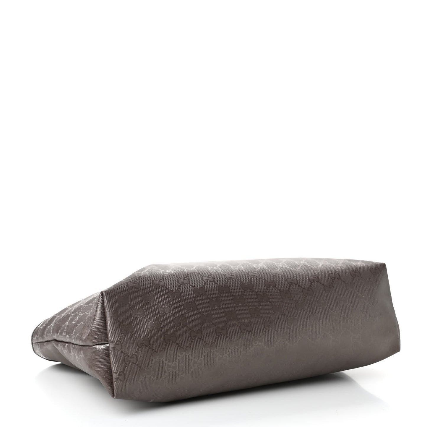 Imprime Monogram Medium Zippered Shopping Tote Pewter