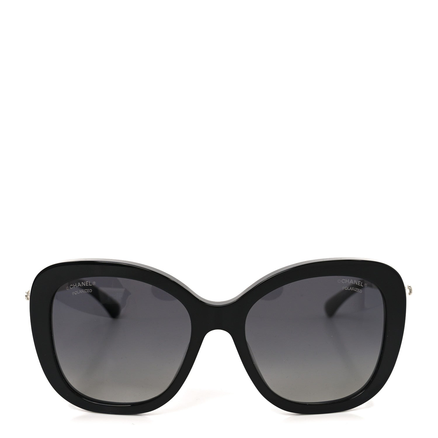 Chanel Acetate Polarized Butterfly Winter Pearl Sunglasses 5339