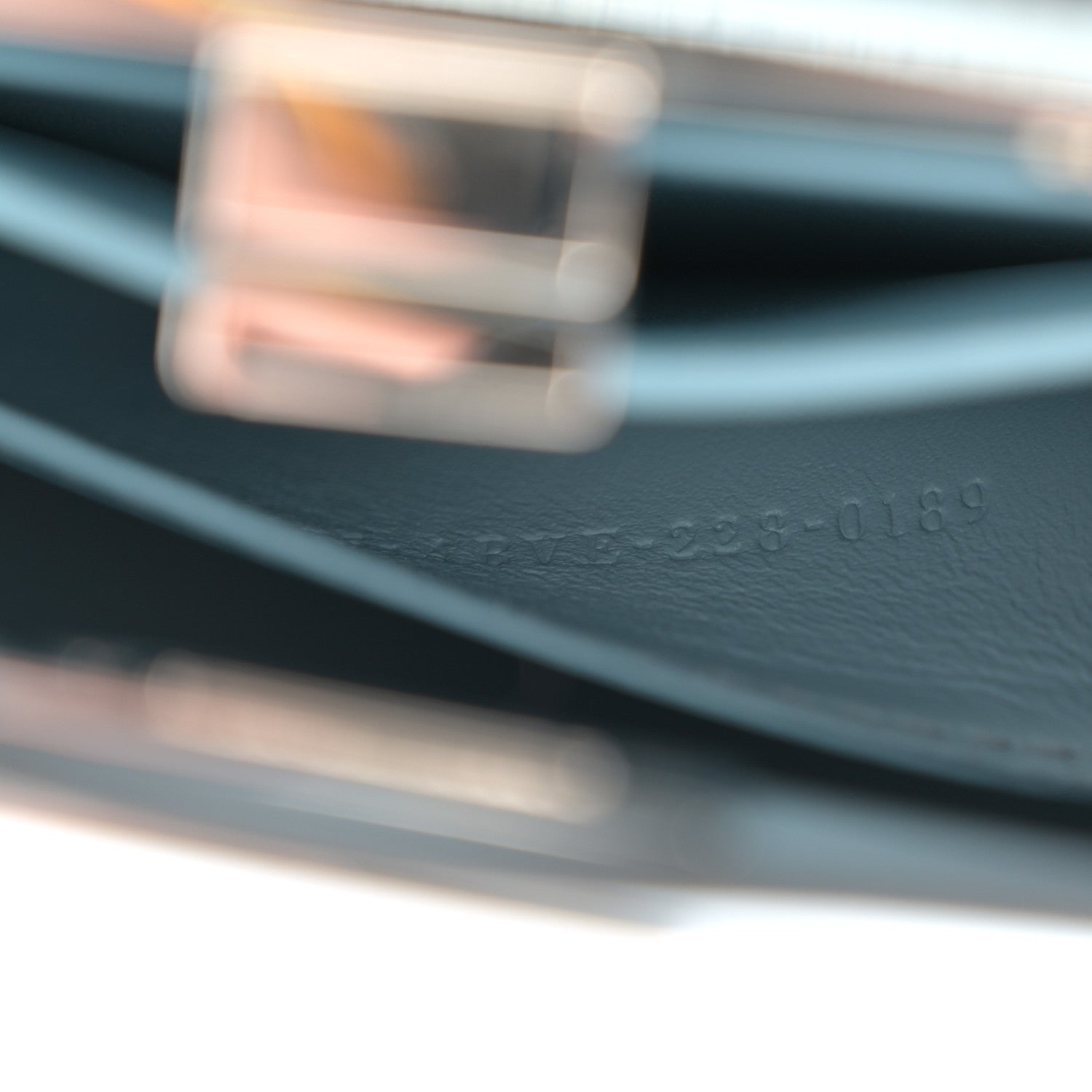 Fendi Shiny Nappa Petite Peekaboo I SEE U Satchel Azzurro Baby 7 of 10