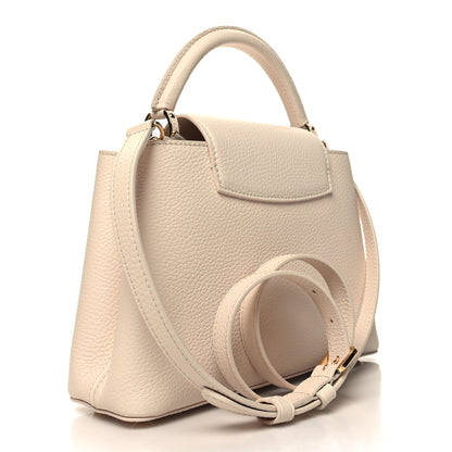 Louis Vuitton Taurillon Capucines BB Snow 3 of 11