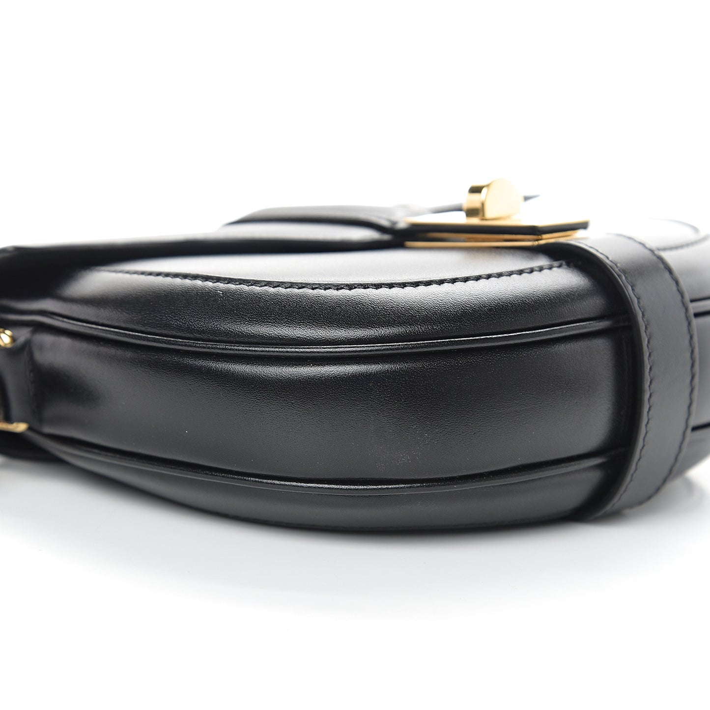 Satinated Calfskin Besace Small 16 Black