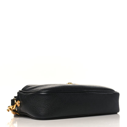 Versace Grained Calfskin Medusa Belt Bag Black 3 of 7