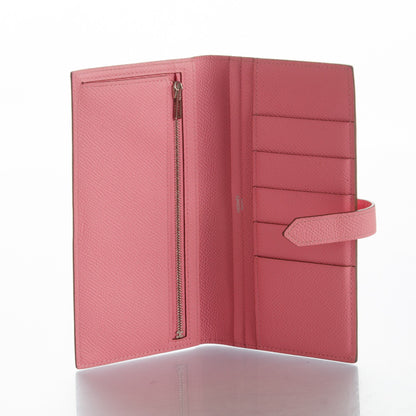 Hermes Epsom Bearn Gusset Wallet Rose Confetti 5 of 7