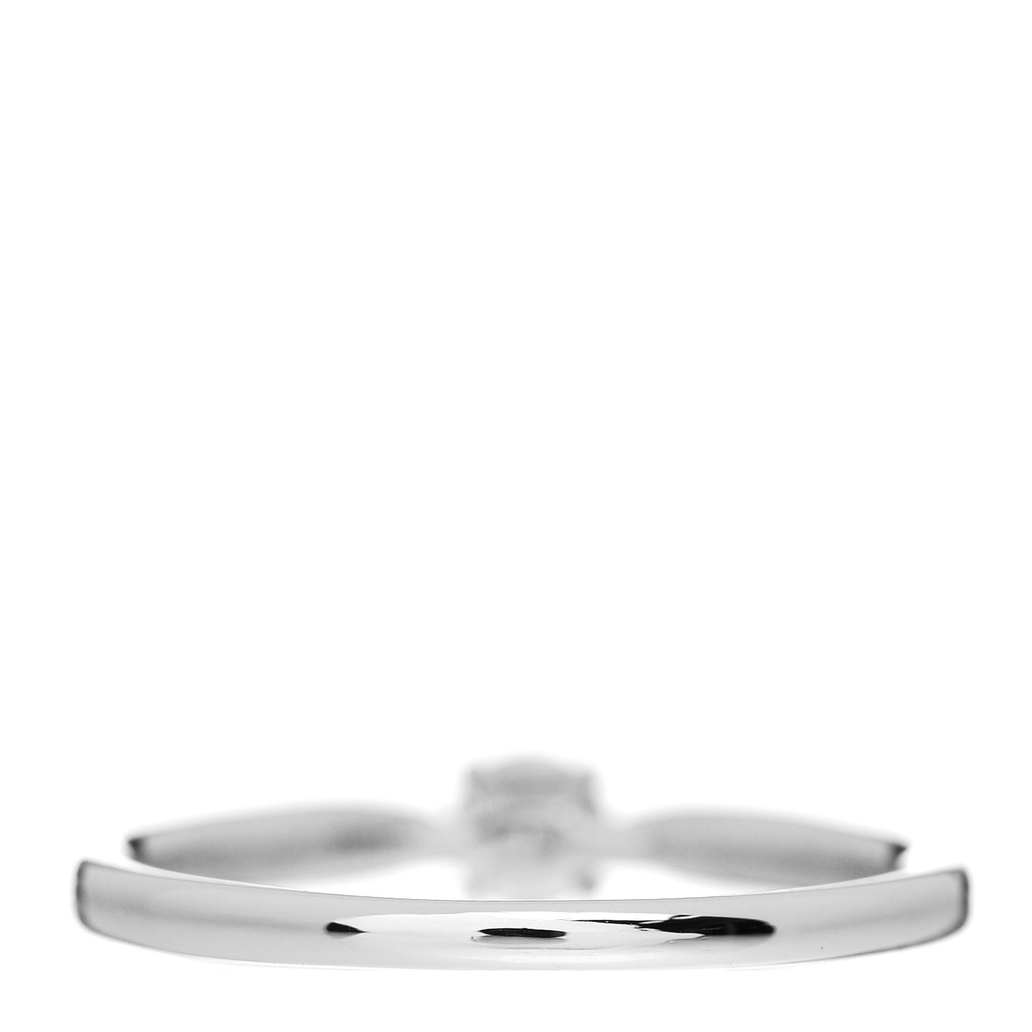 Platinum Diamond .24ct Round Brilliant Harmony Engagement Ring 56 7.5