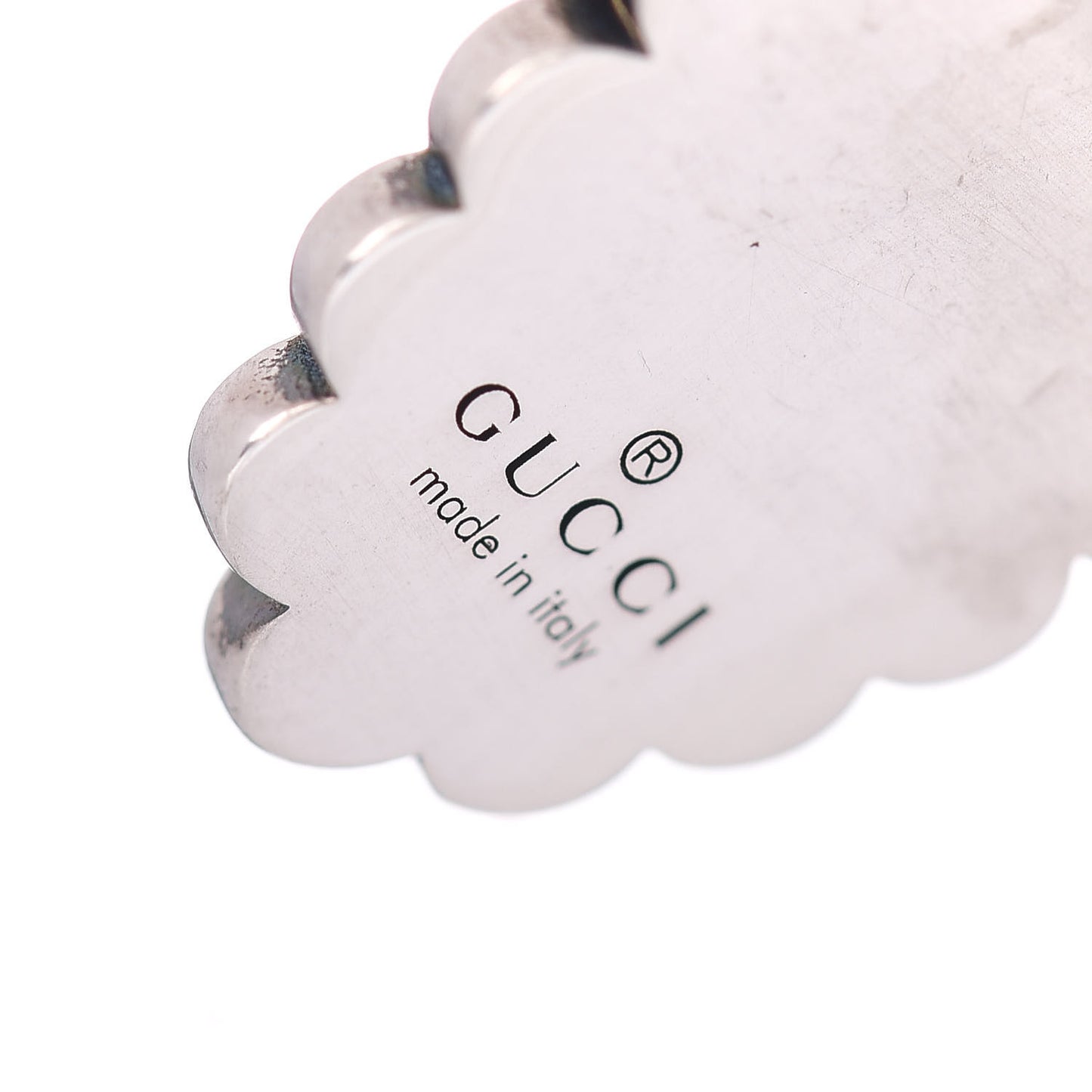 Sterling Silver Howlite Resin Anger Forest Ring 50 5.25