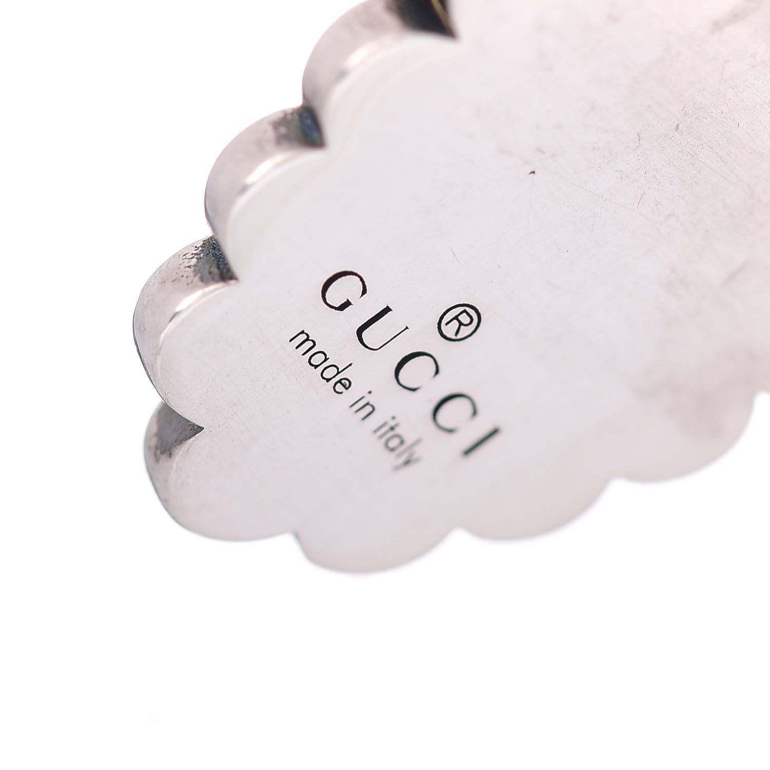 Gucci Sterling Silver Howlite Resin Anger Forest Ring 50 5.25 4 of 4