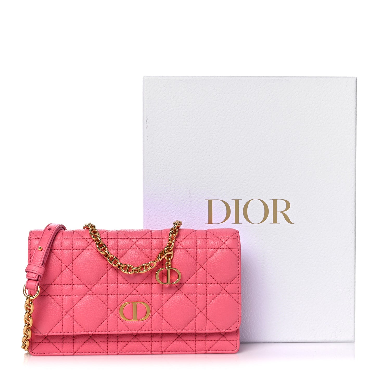 Supple Calfskin Caro Belt Bag Peony Pink