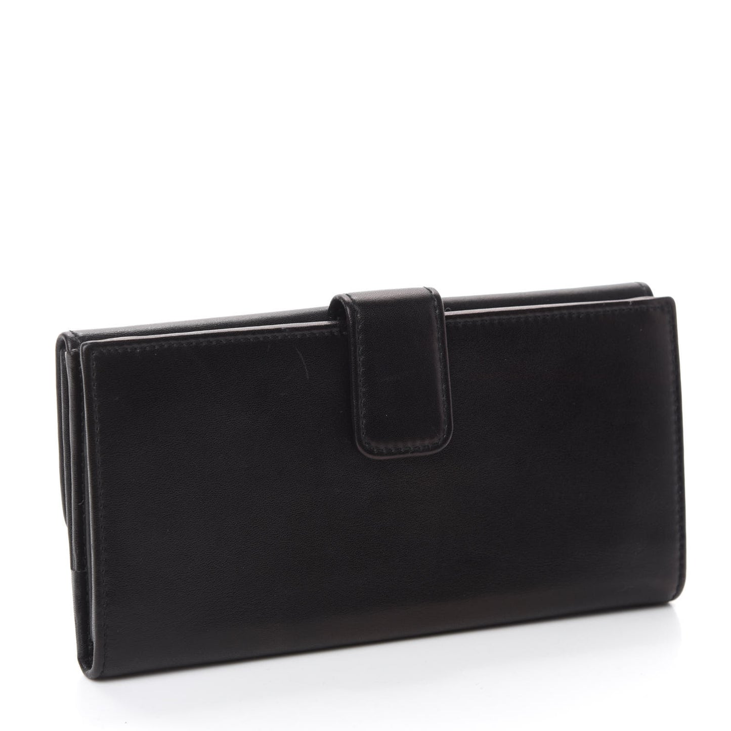 Calfskin Britt Continental Wallet Brown