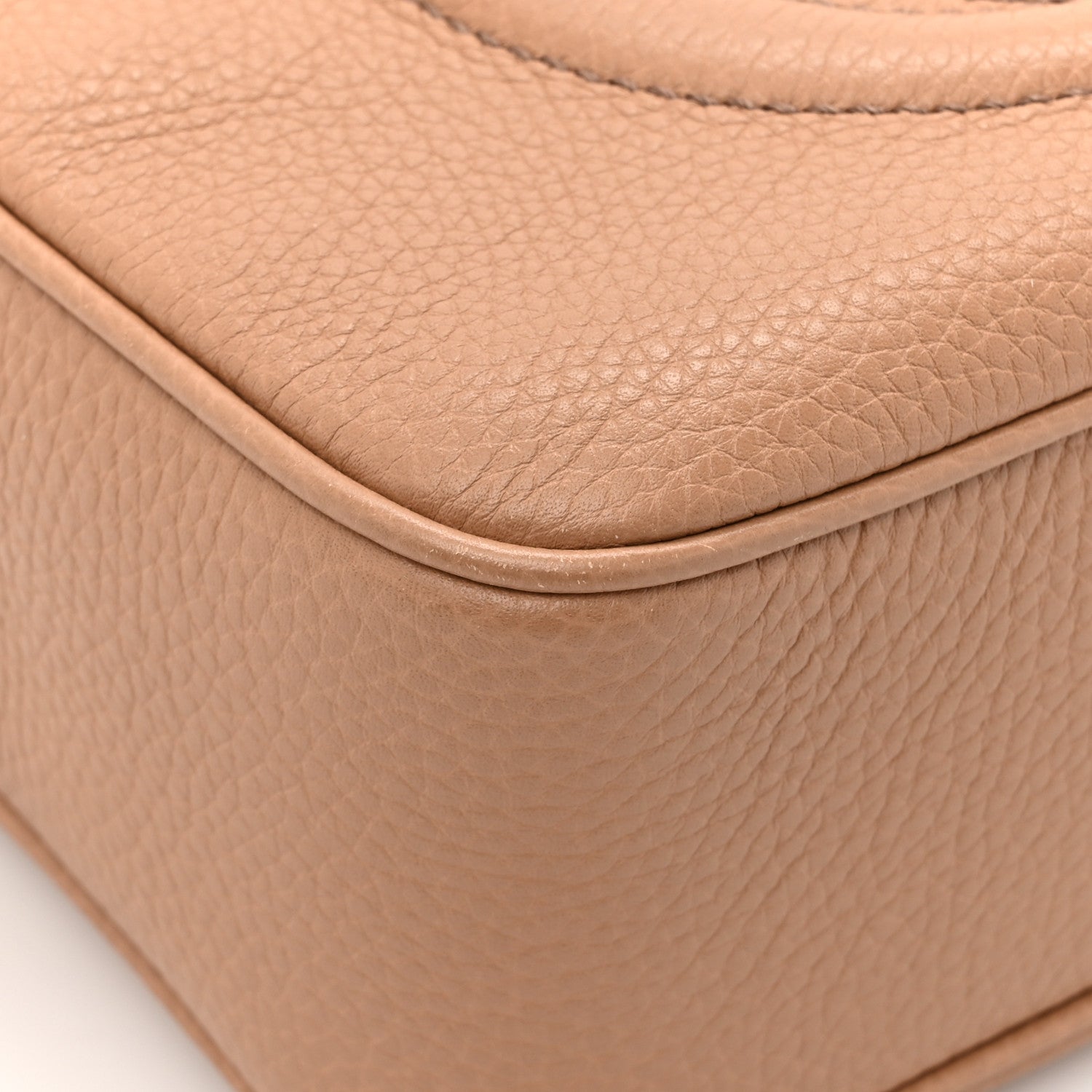 Gucci Pebbled Calfskin Small Soho Disco Bag Rose Beige 10 of 12
