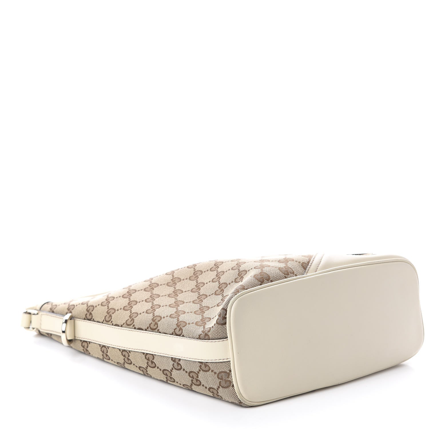 Gucci Monogram Medium New Britt Hobo Off White 3 of 8