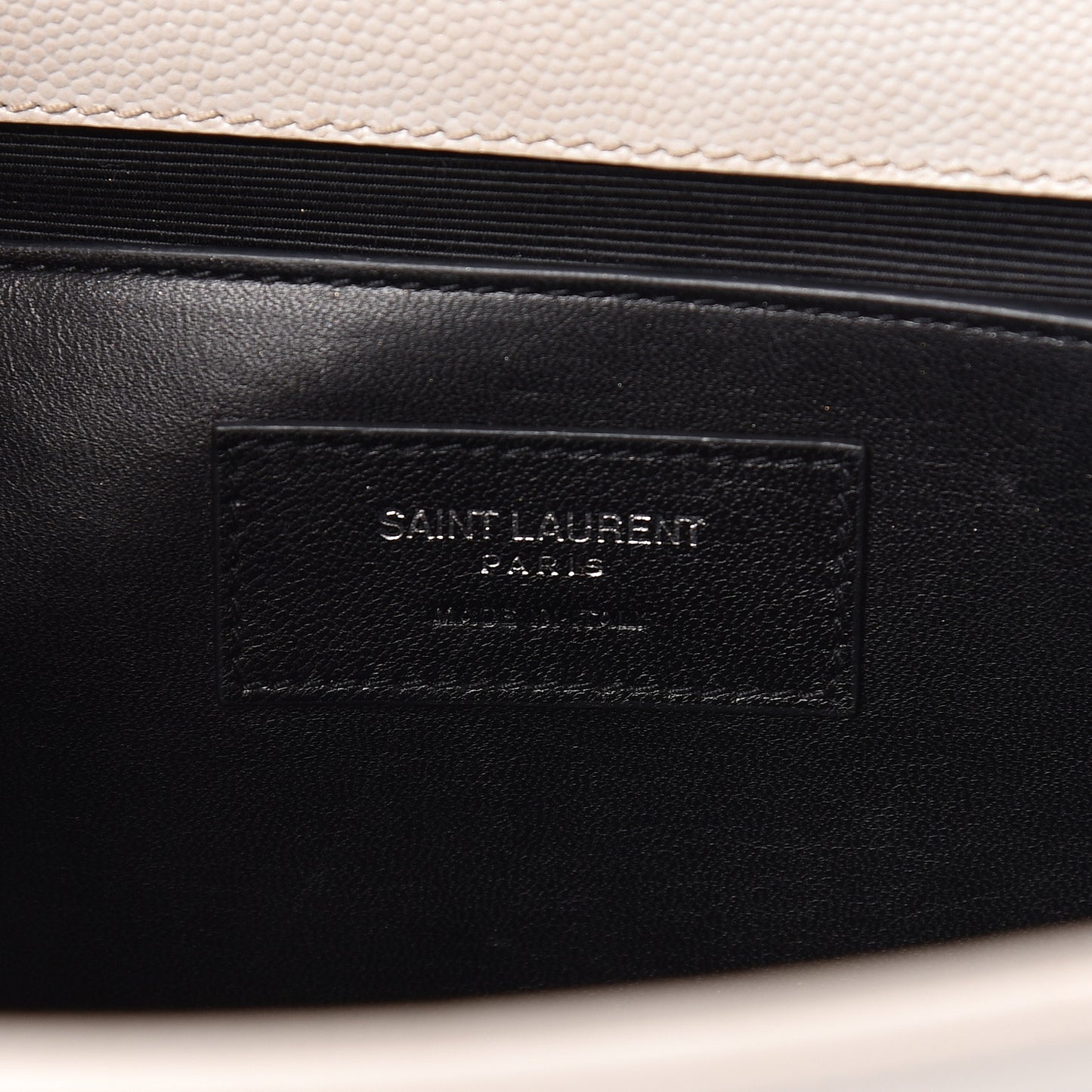Grain De Poudre Medium Classic Monogram Kate Satchel Icy White