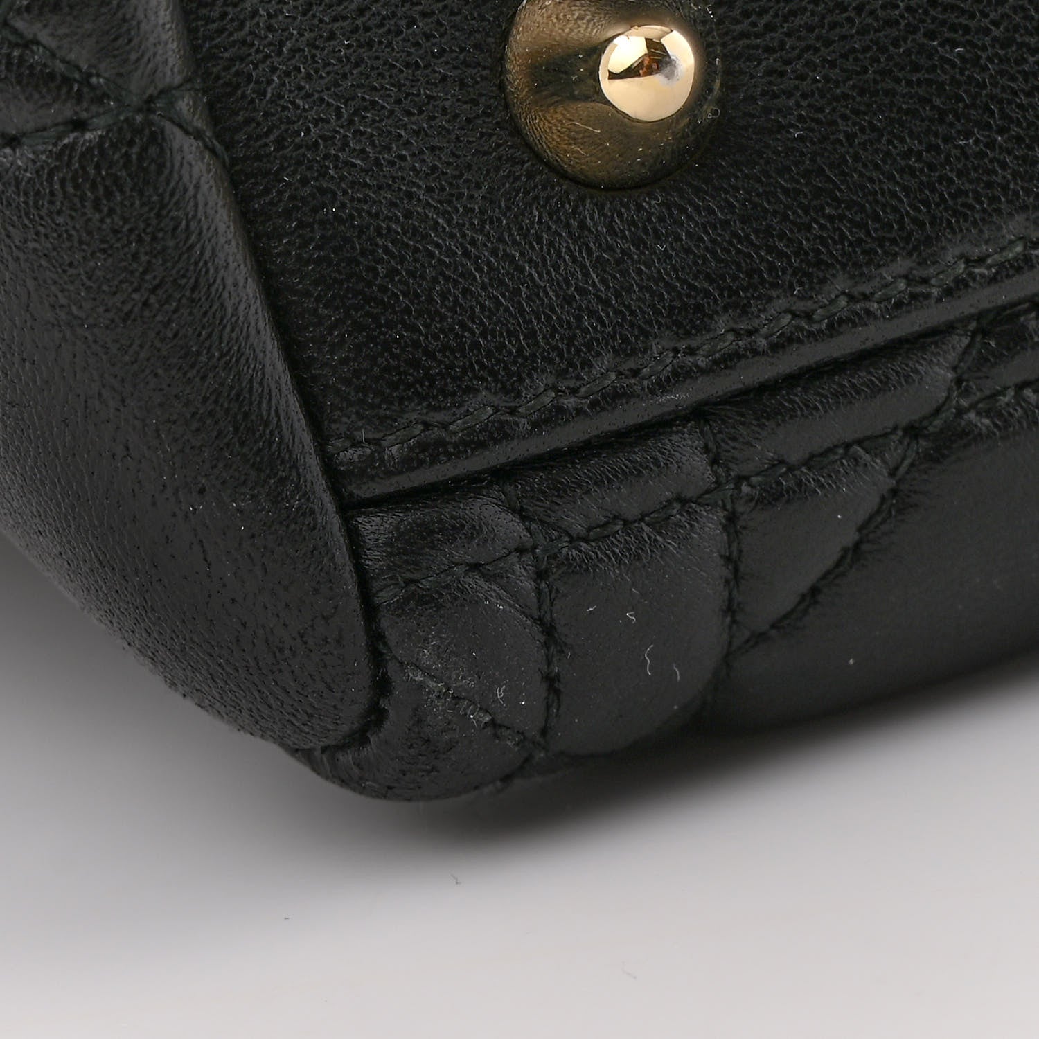 Christian Dior Lambskin Cannage Medium Lady Dior Black 13 of 13