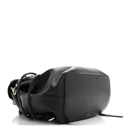 Valentino Garavani Grained Calfskin Rockstud Backpack Black 4 of 9