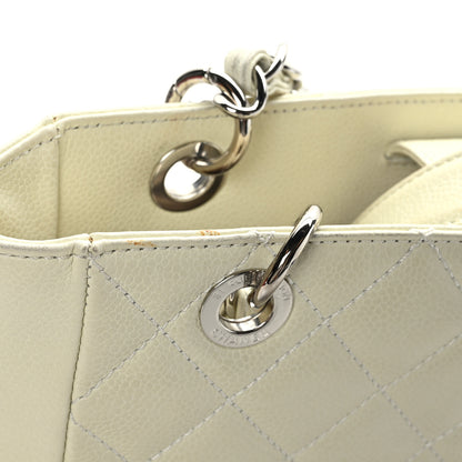 Chanel Caviar Quilted Petit Shopping Tote PST Light Beige 11 of 11