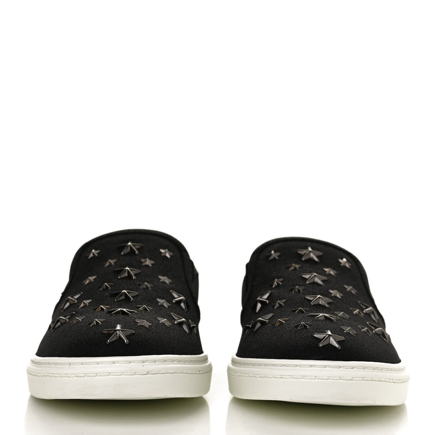 Fine Glitter Suede Mens Grove Sneakers 40.5 Black
