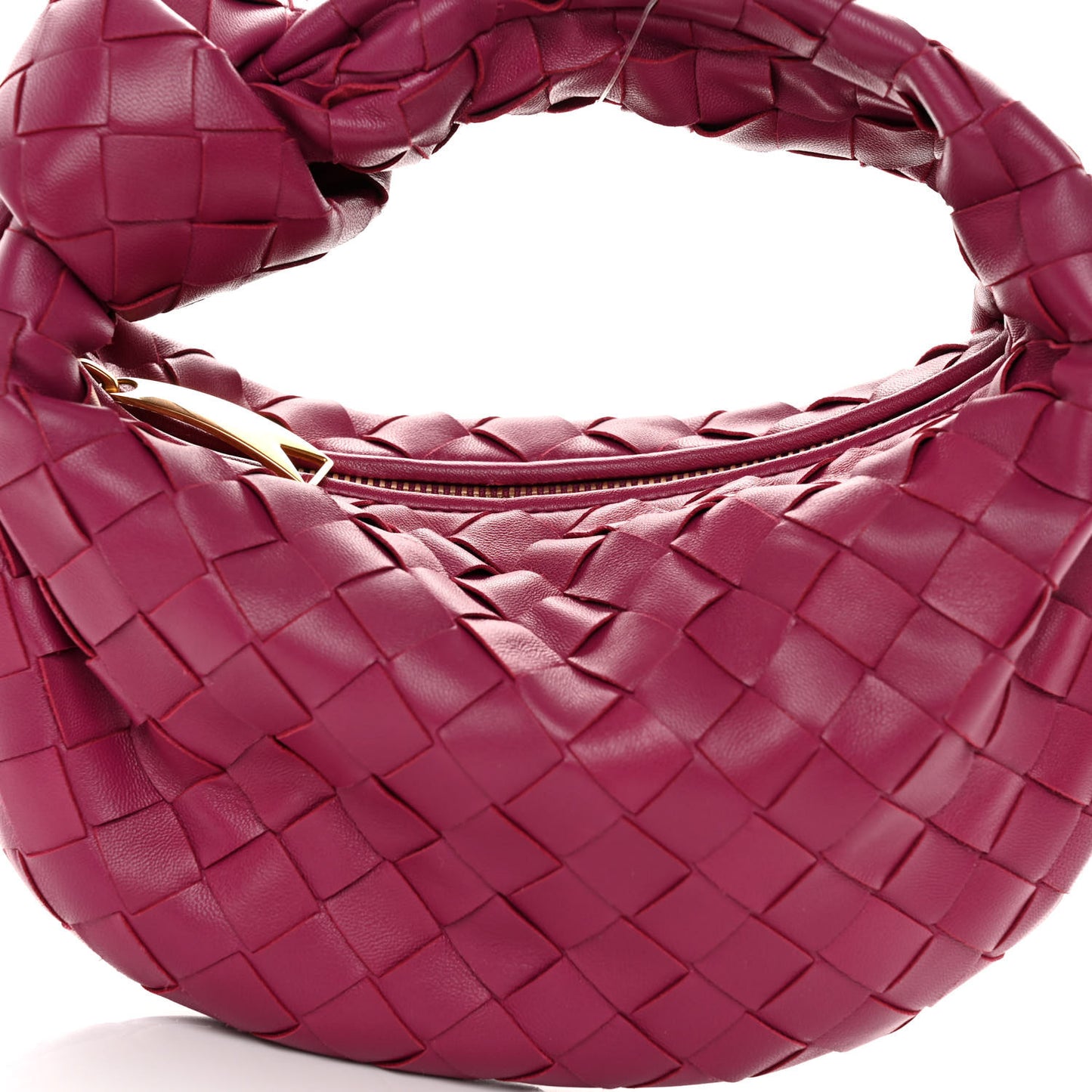 Nappa Intrecciato Mini Jodie Cinnabar