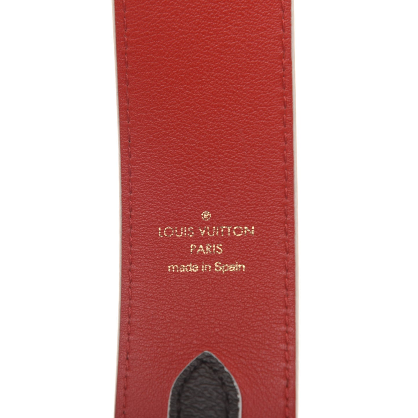Monogram Bandouliere Shoulder Strap Red