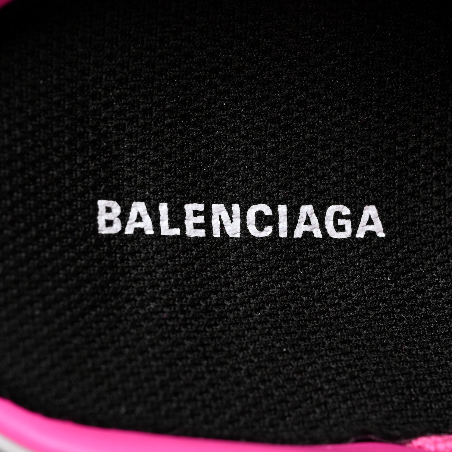 Balenciaga Mesh Rubber Bi-Color Womens Track Mules 37 White Fluo Pink 9 of 9