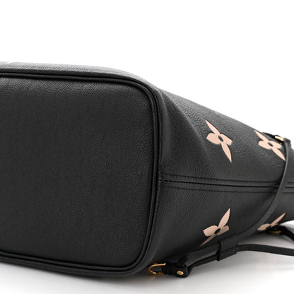 Louis Vuitton Empreinte Monogram Giant Neverfull MM Black Beige 10 of 10