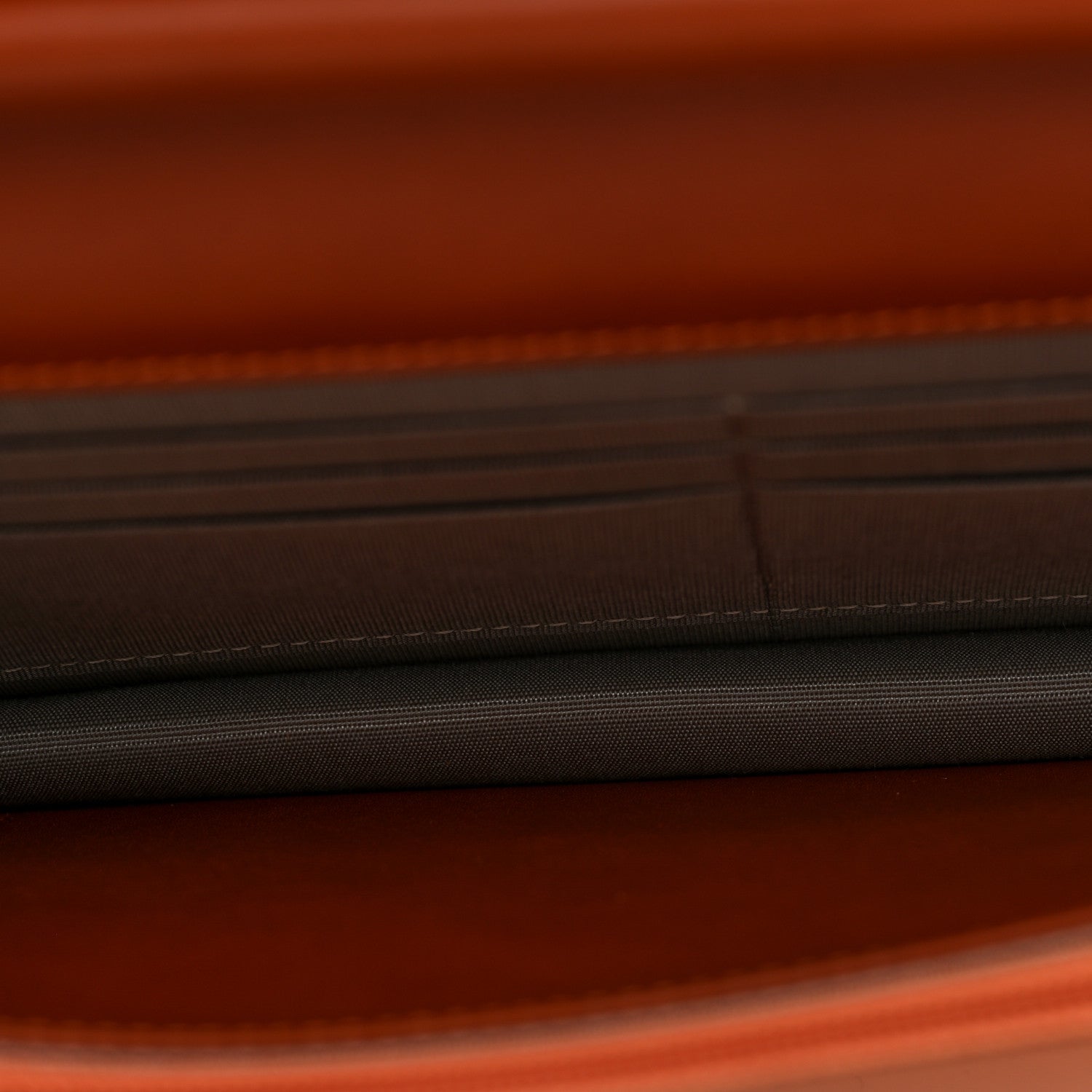 Chanel Caviar Timeless CC Wallet On Chain WOC Orange 5 of 10