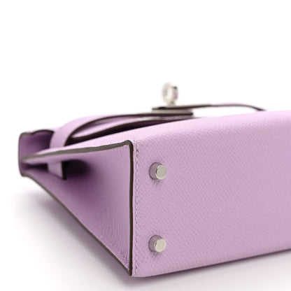 Hermes Epsom Mini Kelly Sellier 20 Guimauve 9 of 11