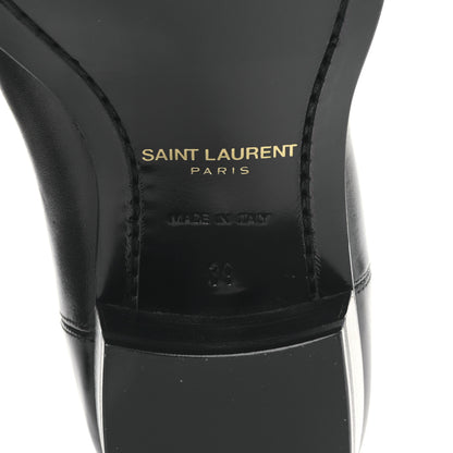 Saint Laurent Calfskin Mens Wyatt Chelsea Boots 39 Black 6 of 9