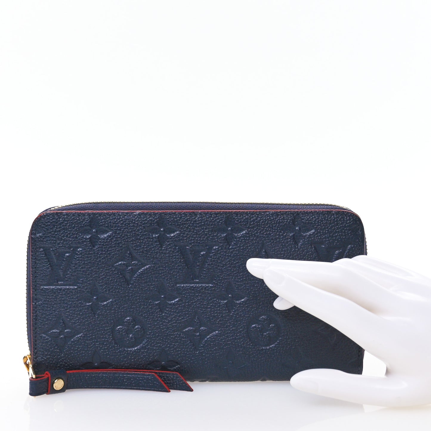 Empreinte Zippy Wallet Marine Rouge
