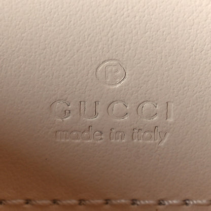 Gucci Calfskin Matelasse Mini GG Marmont Shoulder Bag With Card Holder White Black 7 of 12