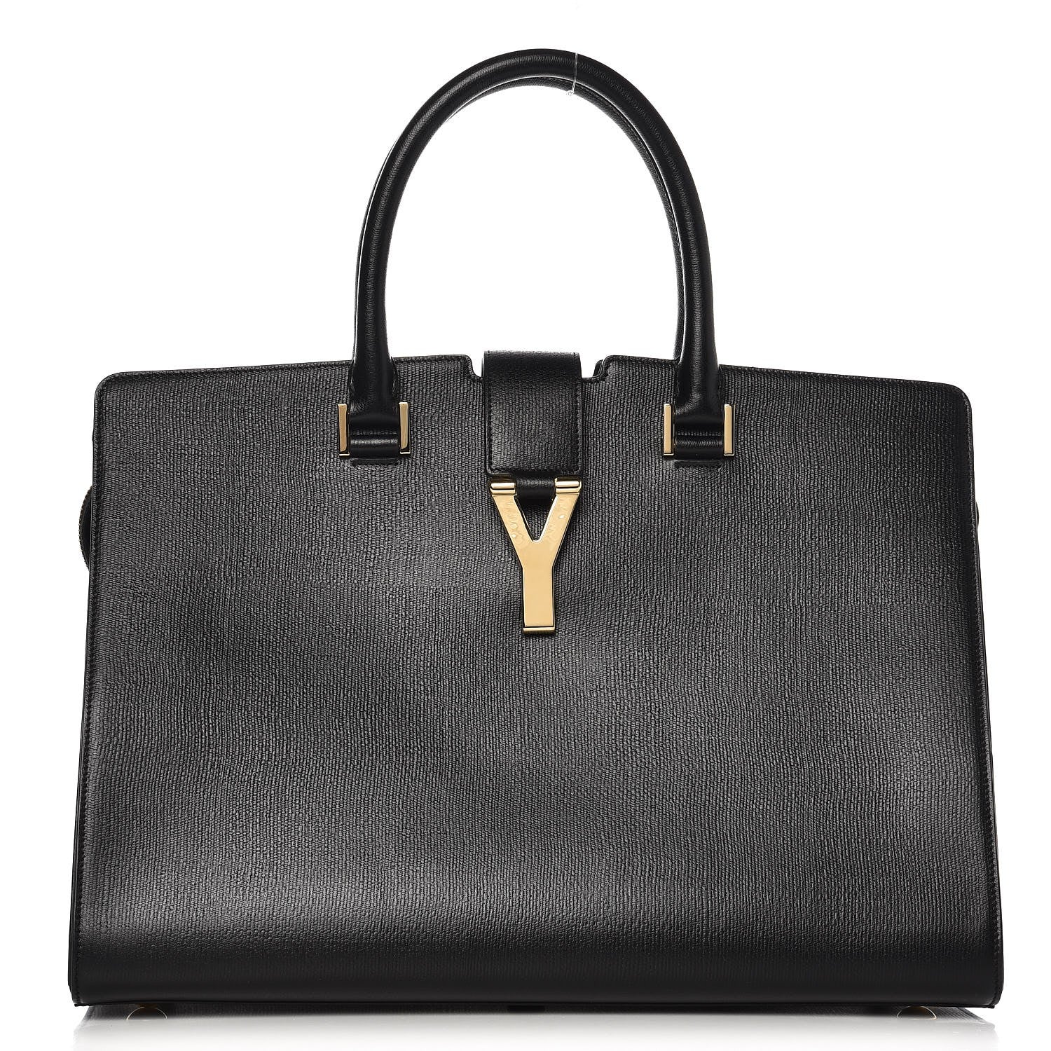 Saint Laurent Textured Calfskin Medium Classic Y Cabas Black 1 of 7