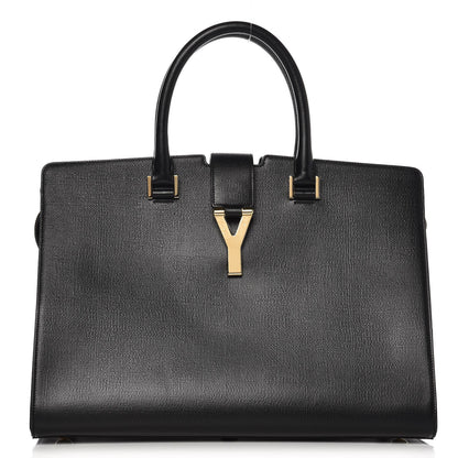 Saint Laurent Textured Calfskin Medium Classic Y Cabas Black 1 of 7