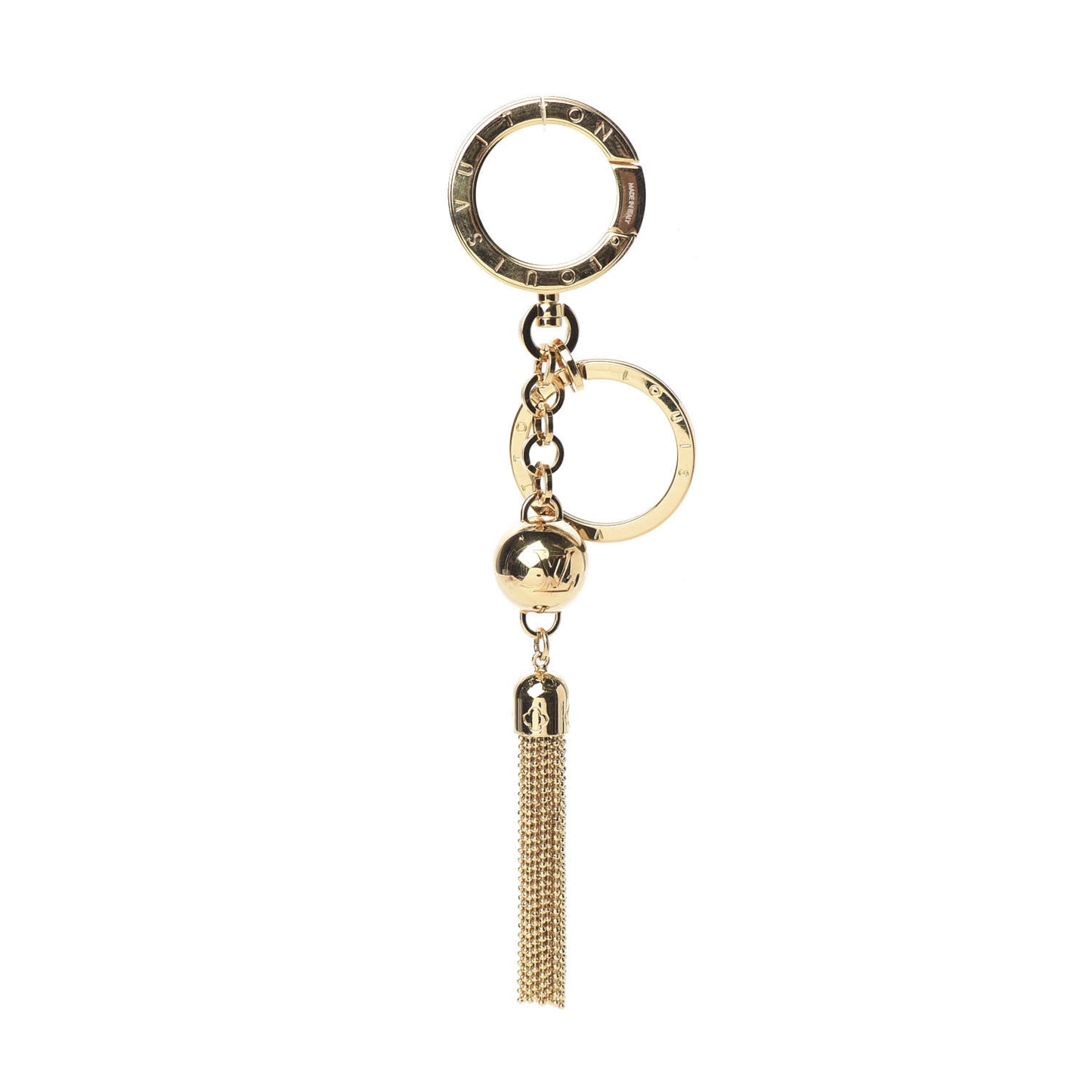 Goldtone Swing Key Holder and Bag Charm