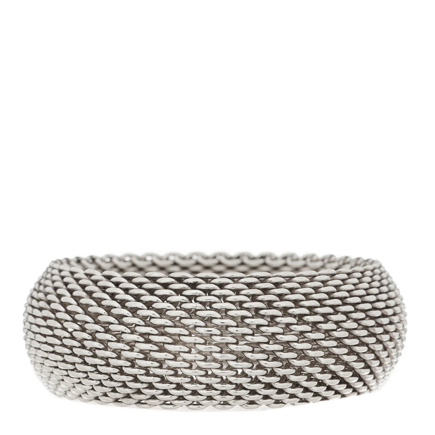 Sterling Silver Wide Somerset Mesh Bracelet
