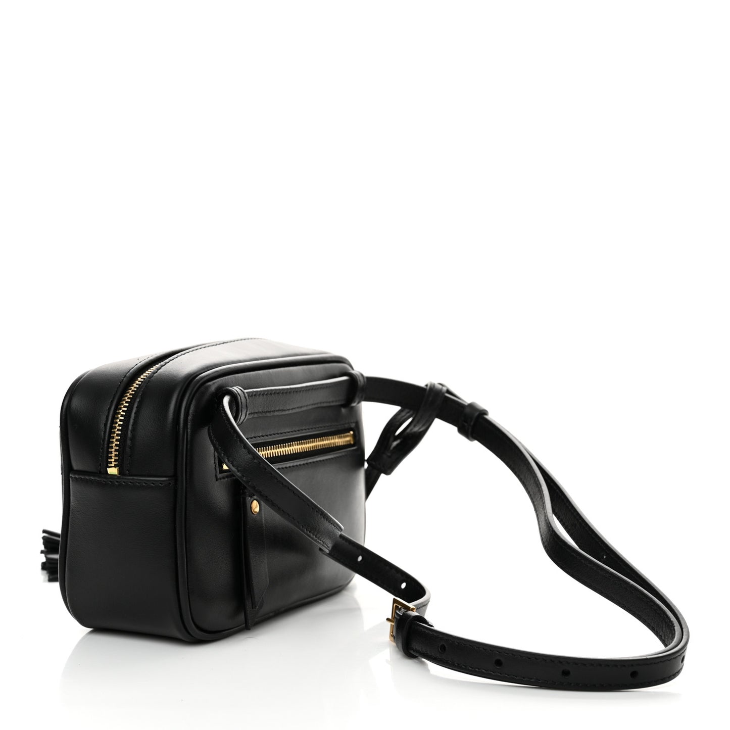 Calfskin Matelasse Monogram Lou Belt Bag Black