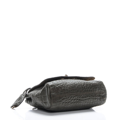 Mulberry Nappa Crocodile Embossed Small Lily Nettle Green 4 of 9