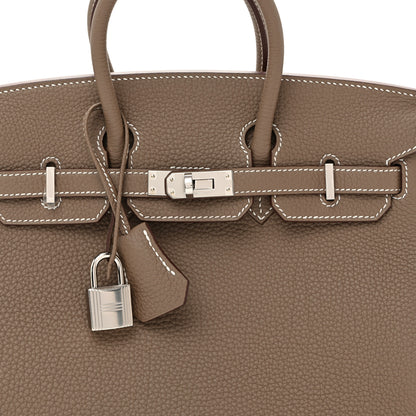 Hermes Togo Birkin 25 Etoupe 8 of 14