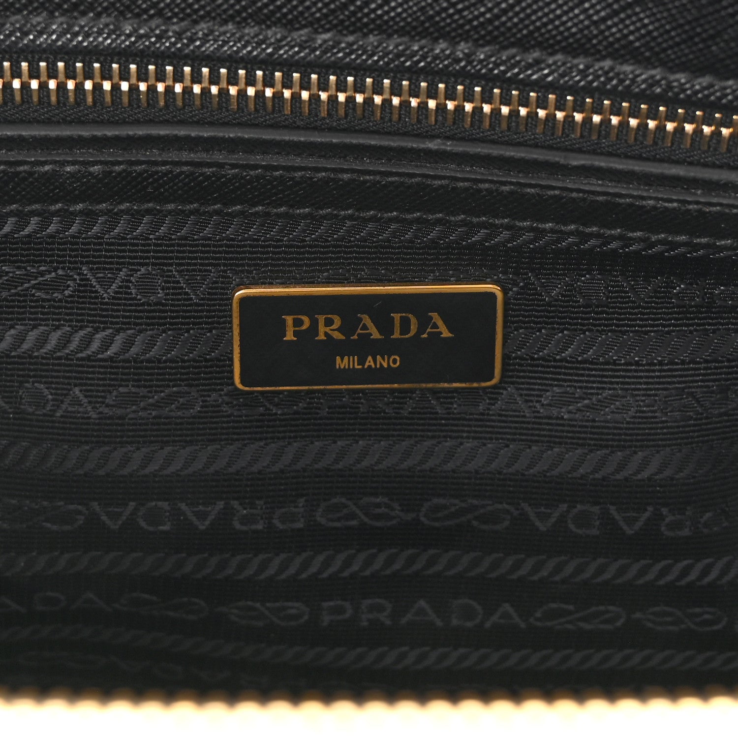 Prada Saffiano Small Galleria Double Zip Tote Black 6 of 9