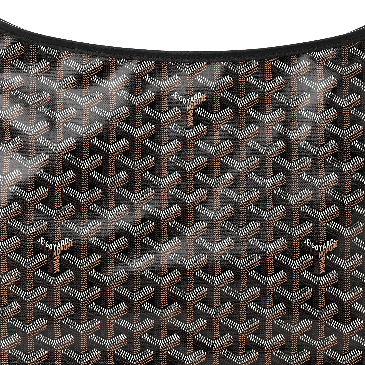 Goyard Goyardine Boheme Hobo Black 9 of 11