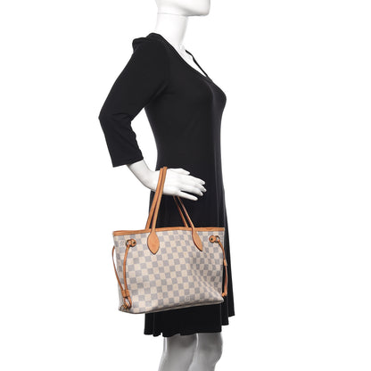 Louis Vuitton Damier Azur Neverfull PM 2 of 27