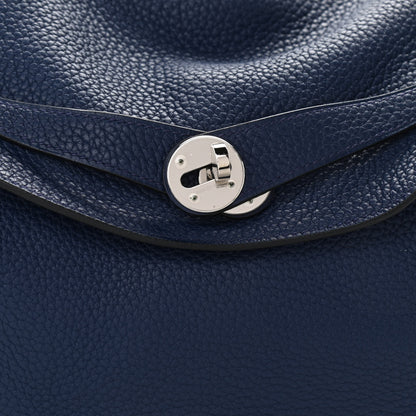 Hermes Taurillon Clemence Lindy 34 Bleu Saphir 8 of 10