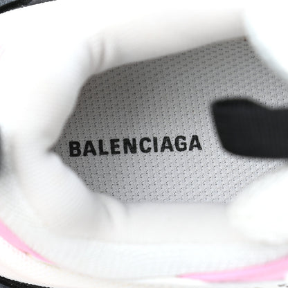Balenciaga Fabric Mesh Washed Effect Womens Triple S Sneakers 35 Pink White Black 7 of 7