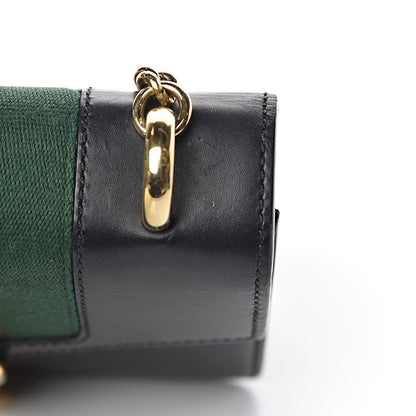 Gucci Calfskin Mini Sylvie Chain Shoulder Bag Black 20 of 26