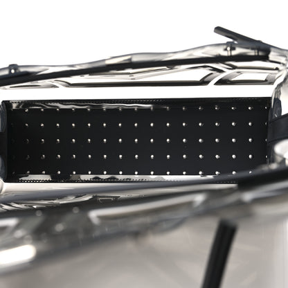 Delvaux Vinyl Gladiator Tempete Satchel Antique Silver Gold 5 of 9