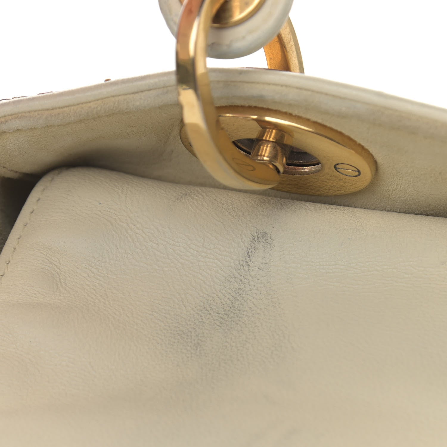 Christian Dior Embroidered Medium Lady Dior White Multicolor 19 of 21