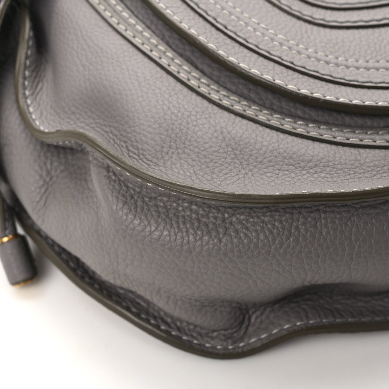 Chloe Calfskin Medium Marcie Satchel Cashmere Grey 12 of 14