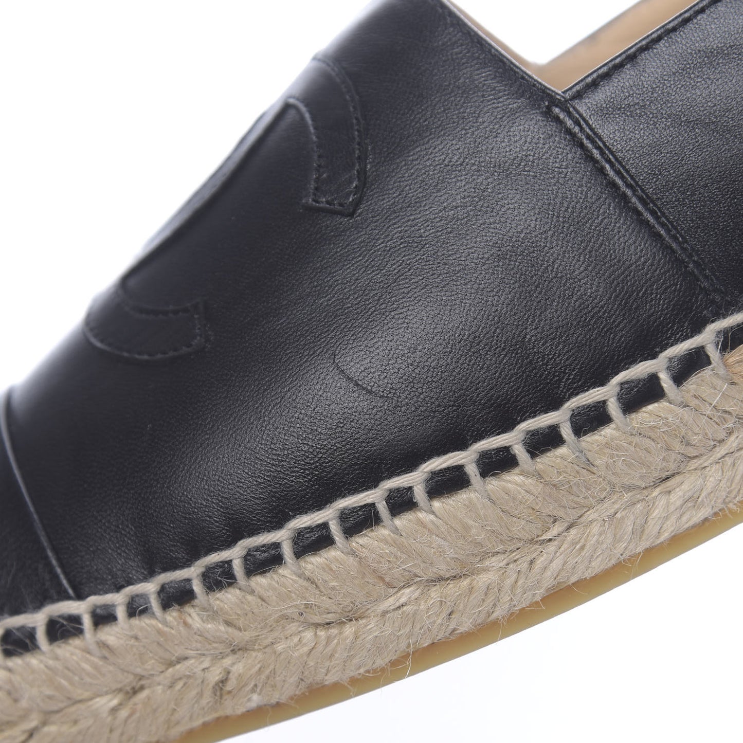 Lambskin CC Espadrilles 41 Black