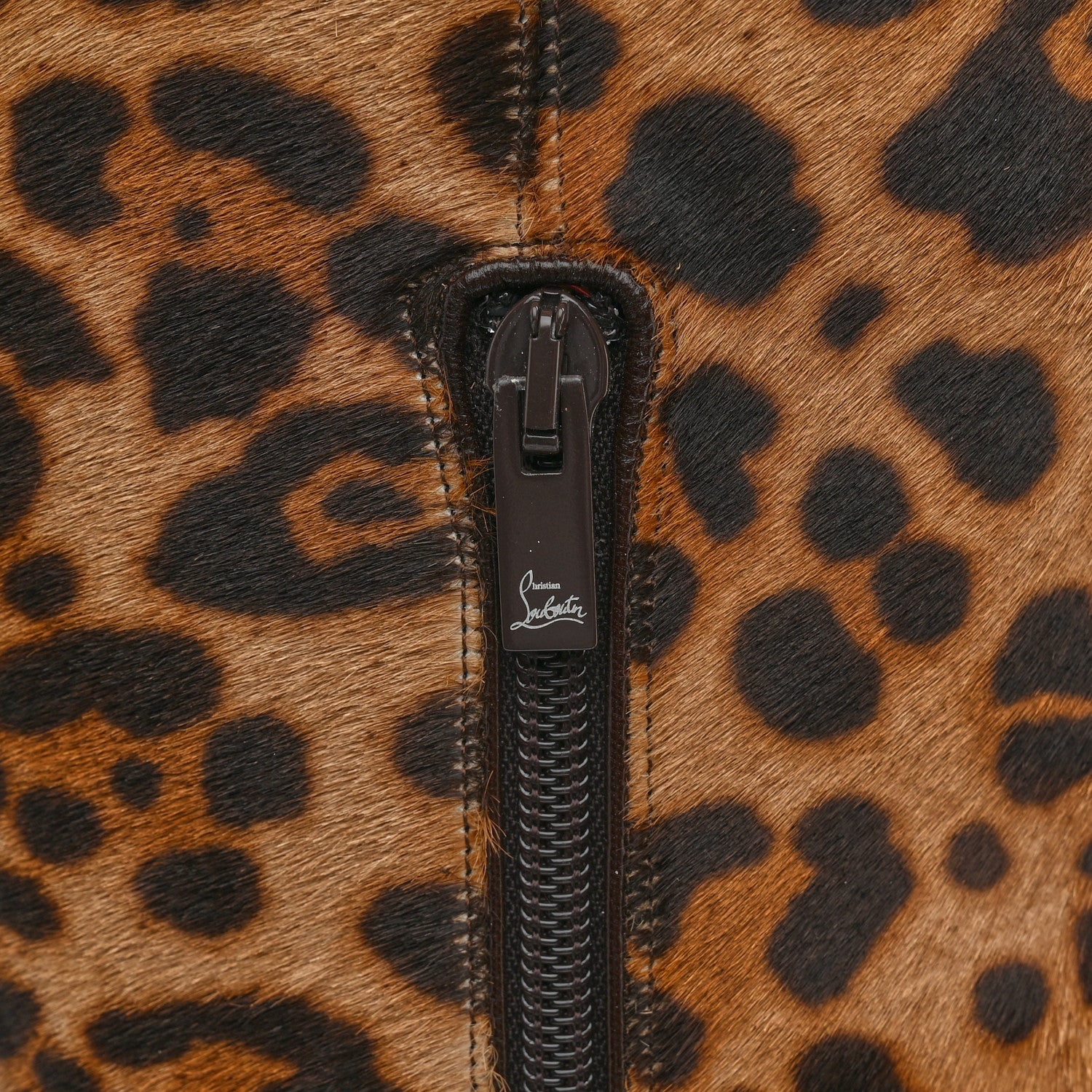 Christian Louboutin Pony Hair Morgan 70 Over The Knee Boots 38 Leopard 10 of 10